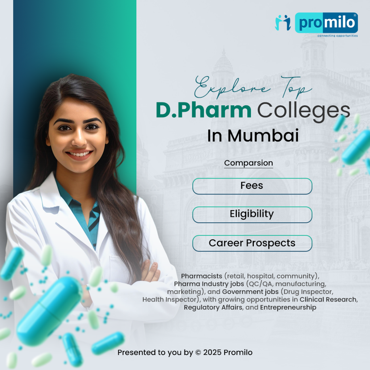 Top D.Pharma Colleges in Mumbai: NIRF Ranking, Fees, Admission, Career